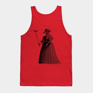 Lady Plague Doctor (red) Tank Top